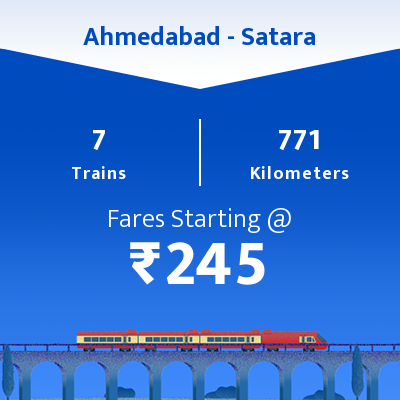Ahmedabad To Satara Trains